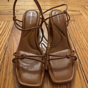 Marc Fisher Women's Tan Strappy Sandals